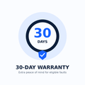 30-day product warranty badge