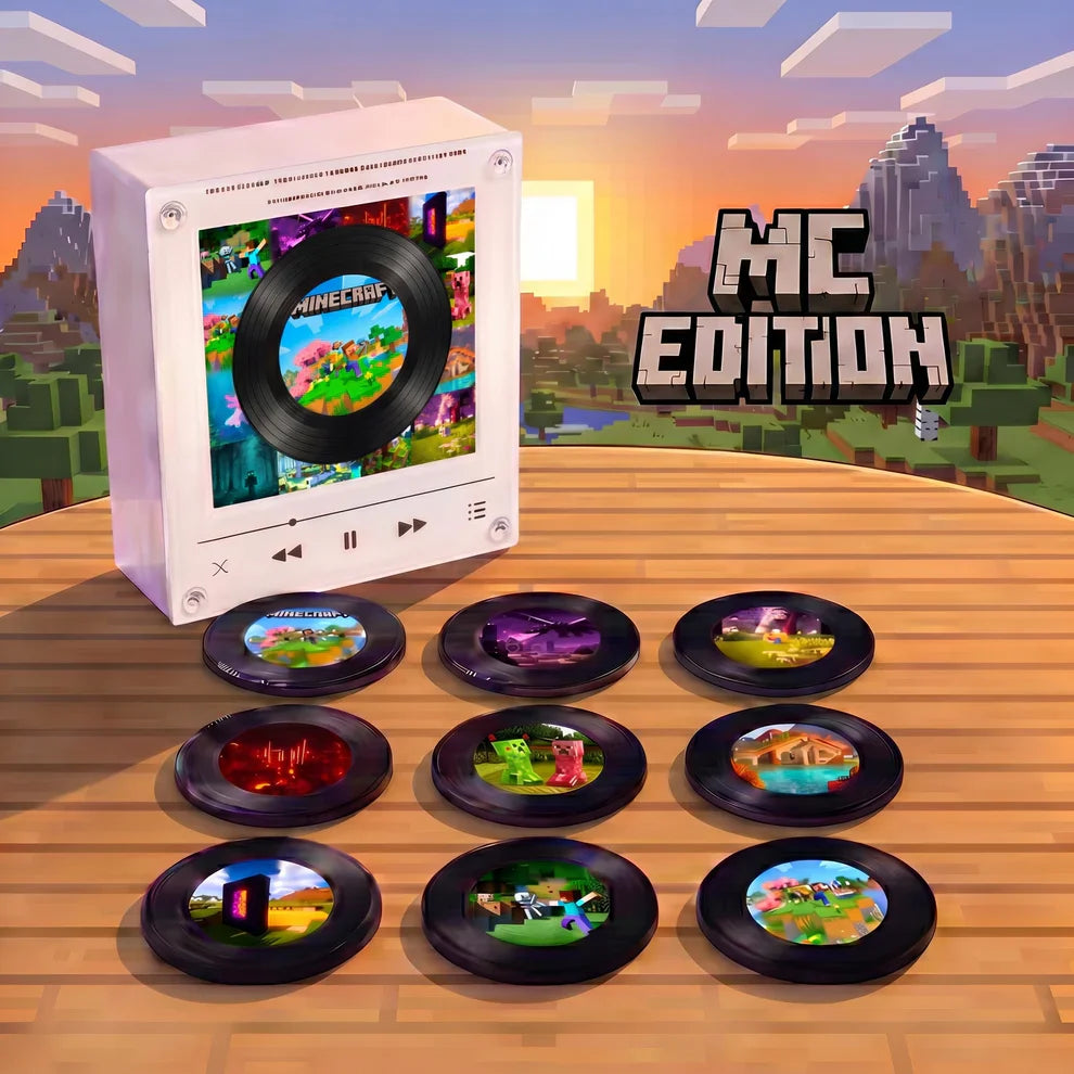 MC edition magnetic music player with nine discs